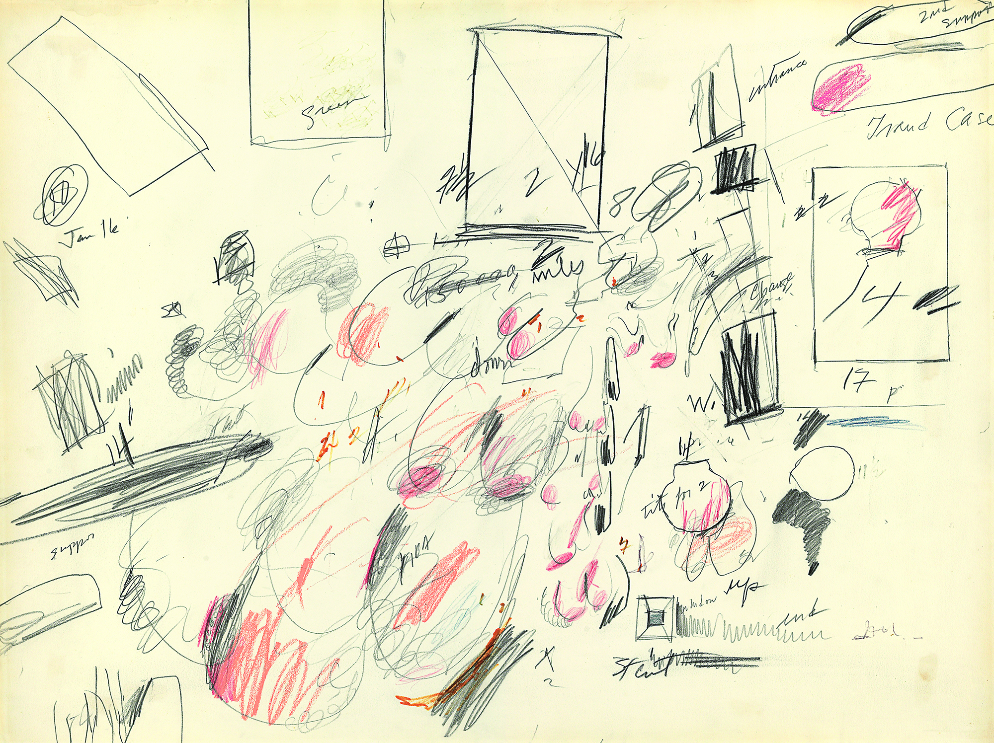 Cy Twombly, Untitled, 1969, 58.4 x 78.1 cm - FAD Magazine