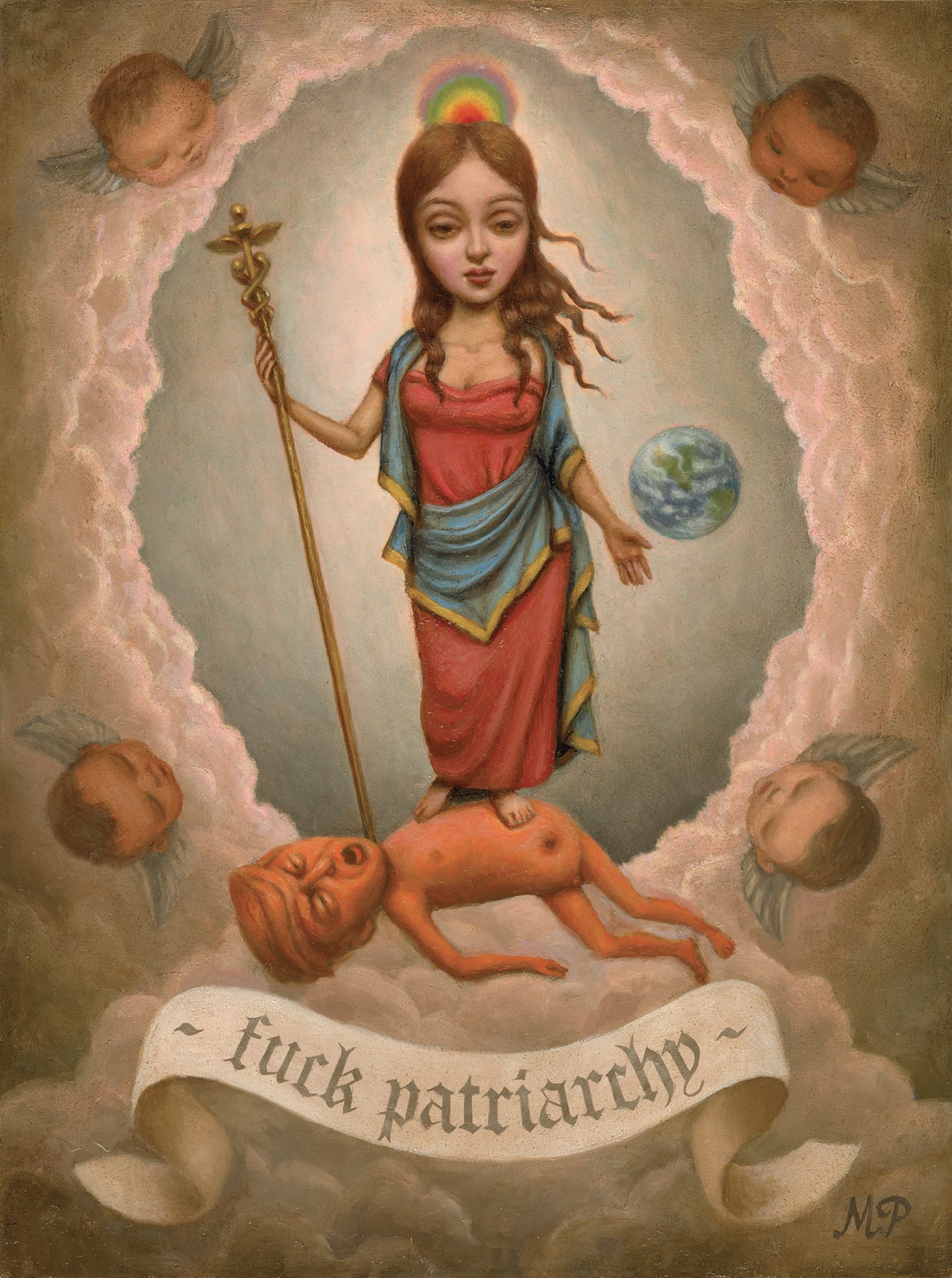Marion Peck 'Fuck Patriarchy', copyright the artist/ Courtesy Dorothy Circus Gallery FAD Magazine 