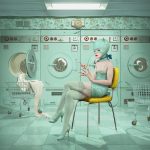Ray Caesar_Launderette_34x48inches_86x121cm_Archivial chromogenic print mounted on dibond_edition of 20