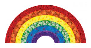FAD MAGAZINE Damien Hirst creates rainbow for the NHS