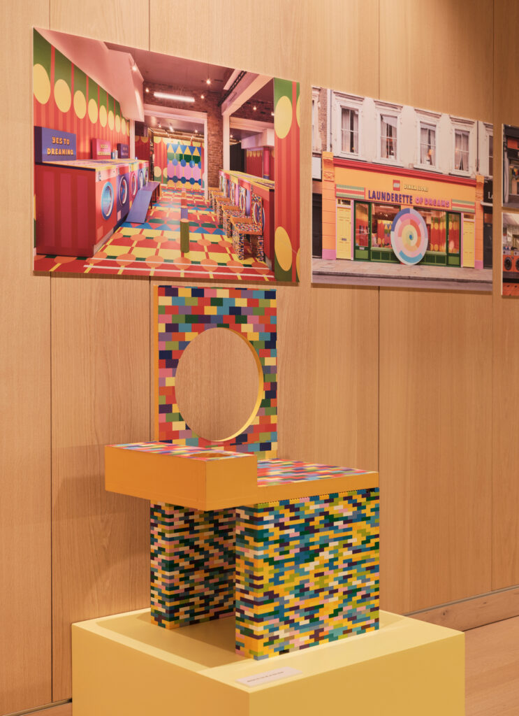 Yinka Ilori: PARABLES FOR HAPPINESS at the Design Museum. Photo: Felix Speller