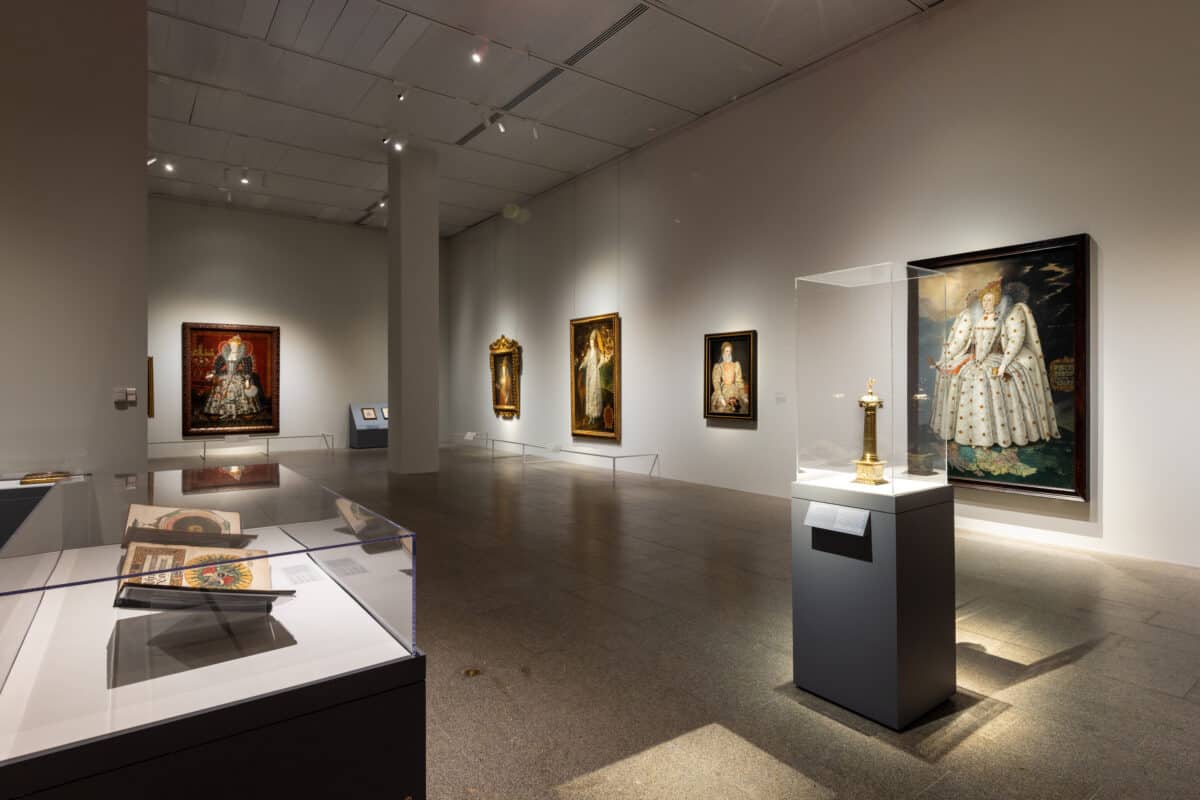 Installation view of The Tudors: Art and Majesty in Renaissance England, on view October 10, 2022–January 8, 2023 at The Metropolitan Museum of Art. Photo by Anna-Marie Kellen, courtesy of The Met