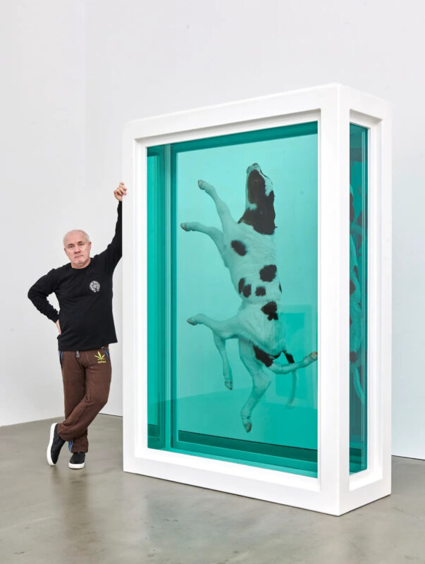 Damien Hirst photographed by Prudence Cuming Associates Ltd. © Damien Hirst and Science Ltd. All rights reserved, DACS/Artimage 2023
