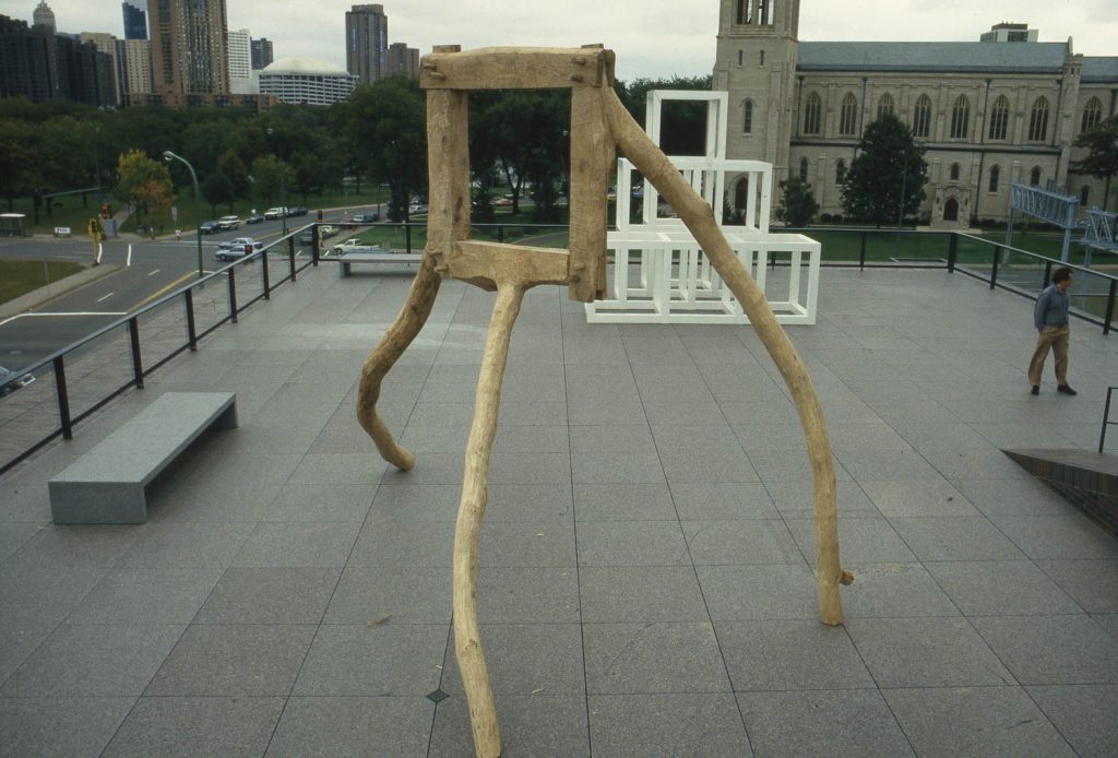 David Nash, Standing Frame, Photo courtesy David Nash