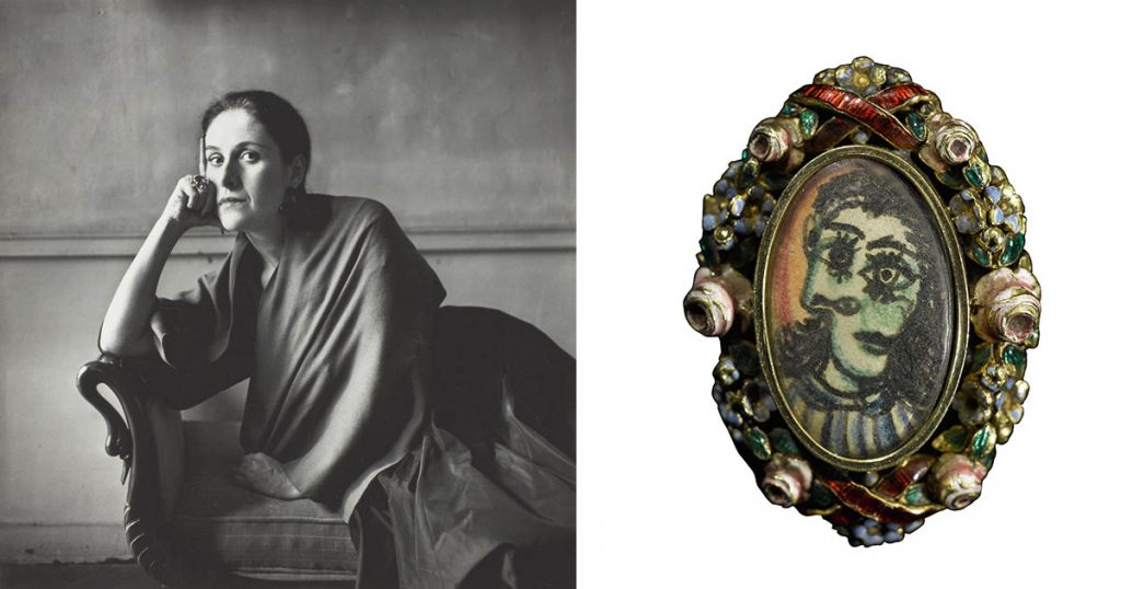 Dora Maar appears to be wearing her Picasso ring (at right) in the 1948 portrait by Irving Penn Photo ©The Irving Penn Foundation via The Art Institute of Chicago and courtesy of Sotheby’s