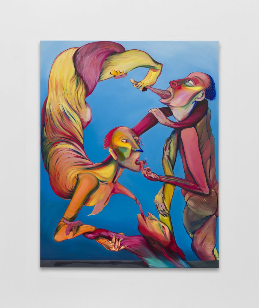 Emma CousinThe Voices of Dinosaurs, 2021Oil on canvas.190 x 170 cm