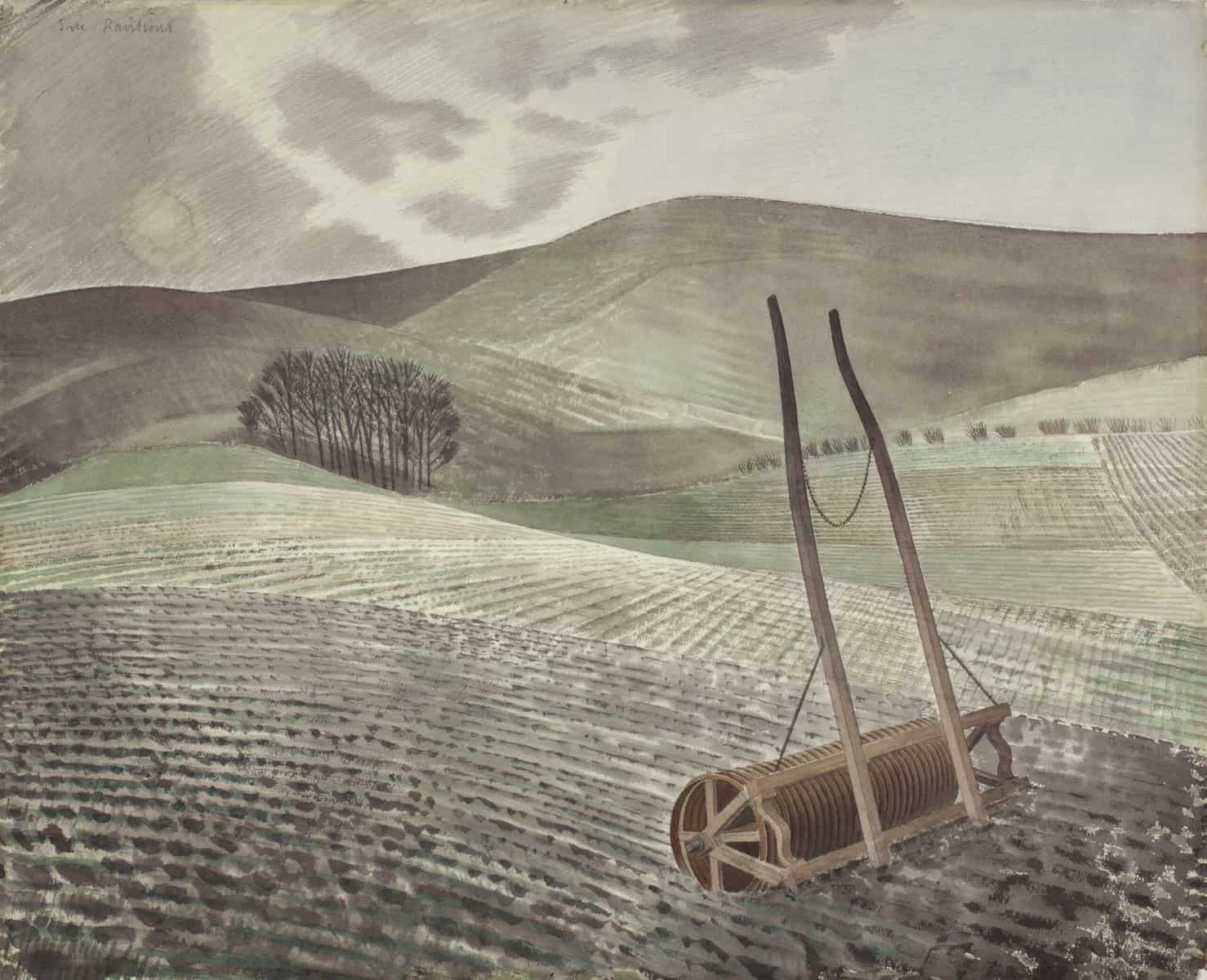 Eric-Ravilious-Downs-in-Winter-1935 - FAD Magazine