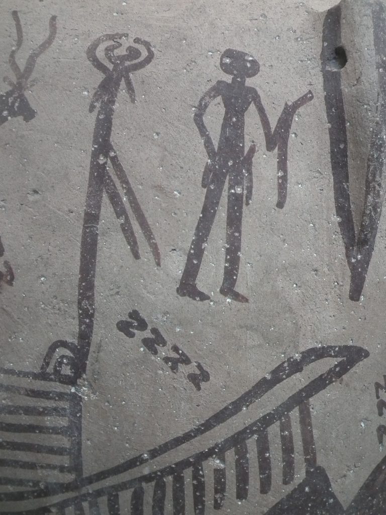 Tattoos on the Predynastic female mummy from Gebelein. © the Trustees ...