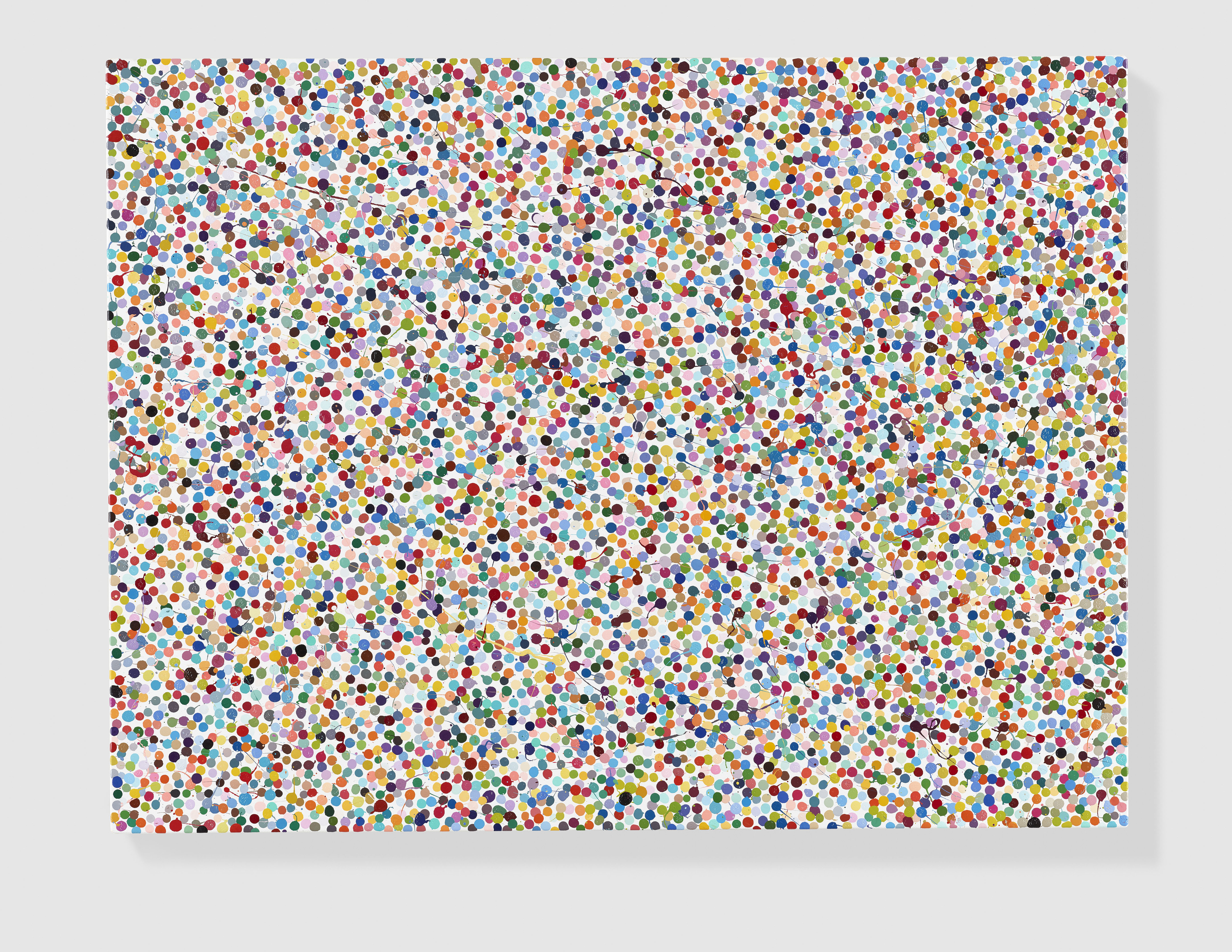 Flesh Tint (2016) Household gloss on canvas 610 x 813 mm © Damien Hirst and Science Ltd. All rights reserved, DACS 2017 Photographed by Prudence Cuming Associates Ltd