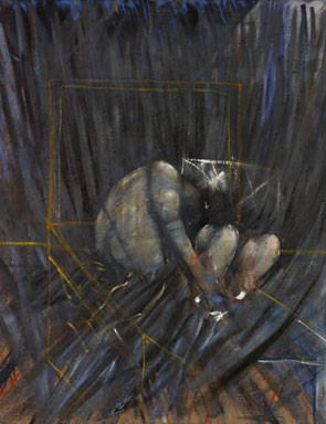 Francis Bacon (1909-1992), Untitled (Crouching figures), c.1952, oil on canvas, 147.3 x 132.2 cm. The Estate of Francis Bacon, courtesy of Faggionato Fine Arts, London FAD magazine 