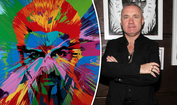 Damien Hirst george Michael Spin Painting FAD MAGAZINE