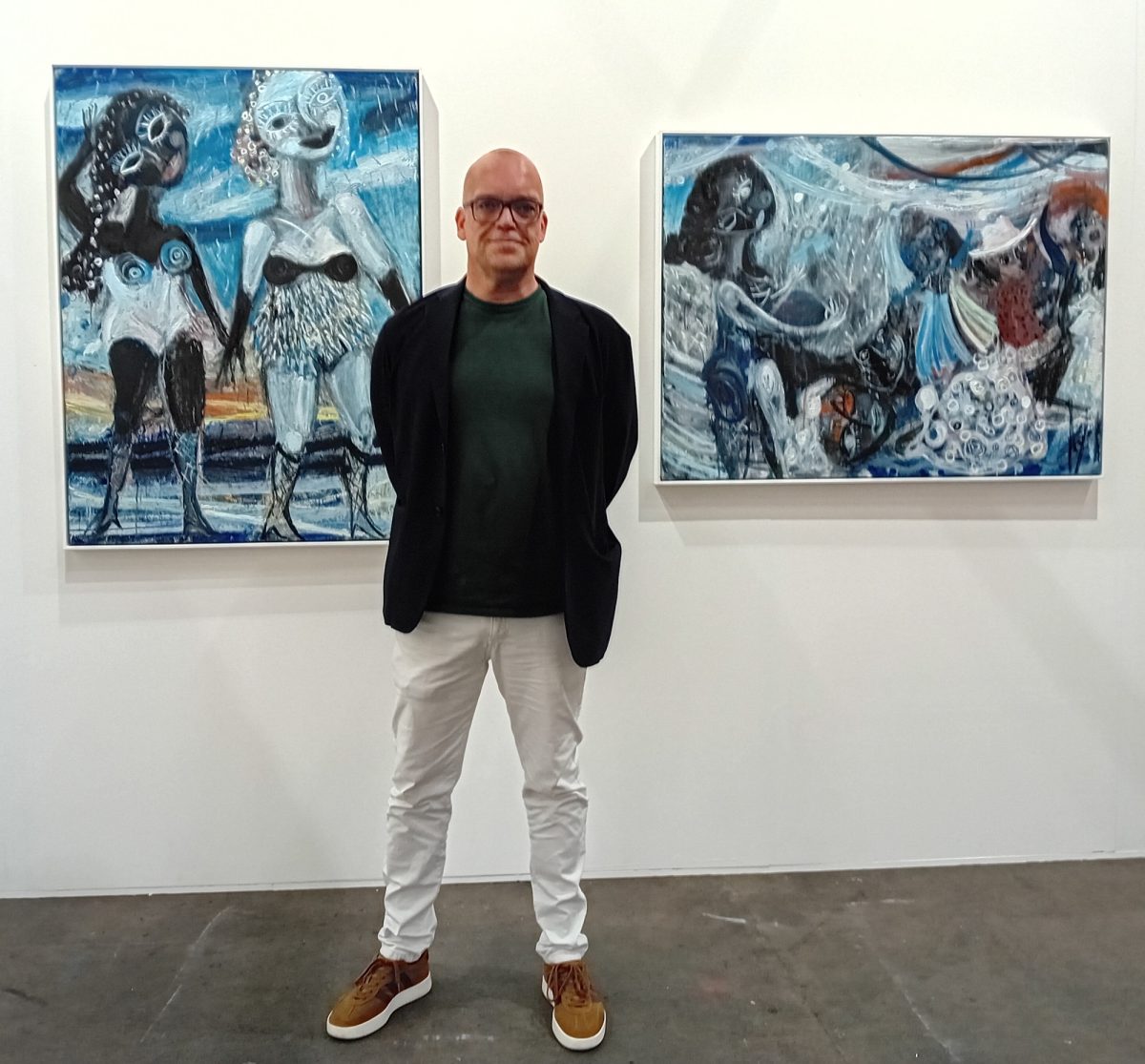 Gerben Mulder with ‘Best of Friends’ and ‘Vigil for an Outcast’, 2026, at Frank Taal Galerie, Rotterdam