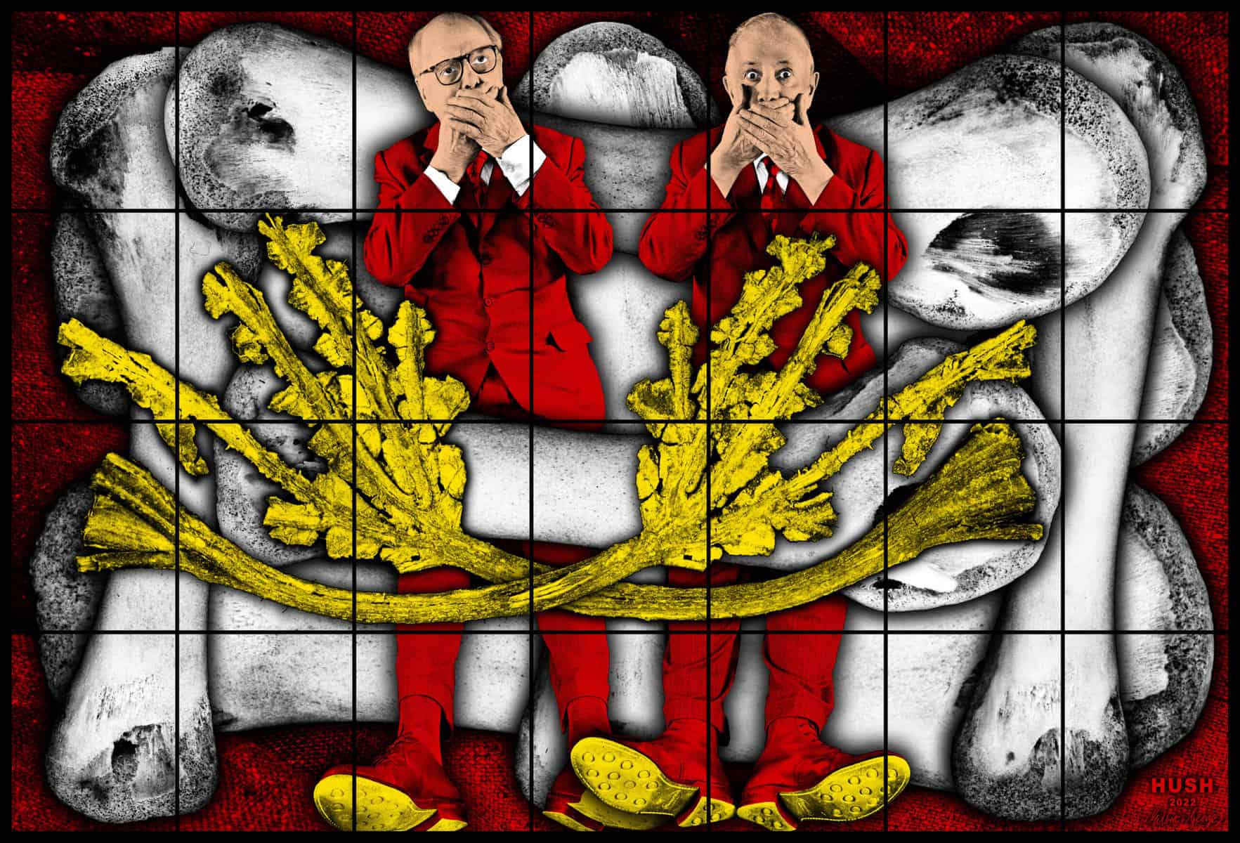 Gilbert & George at the Louis Vuitton Foundation in Paris