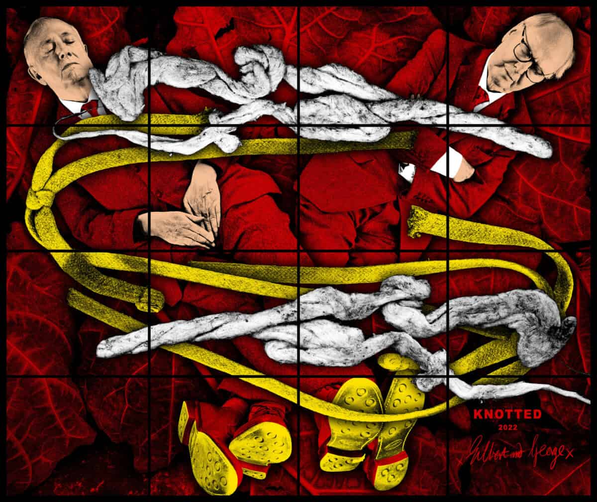 Gilbert & George at the Louis Vuitton Foundation in Paris