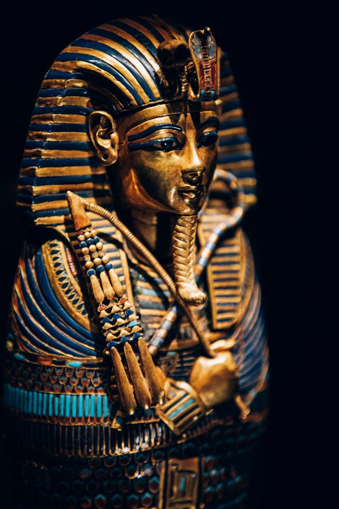 Gold Inlaid Canopic Coffinette of Tutankhamun Dedicated to Imseti and Isis - CREDIT IMG