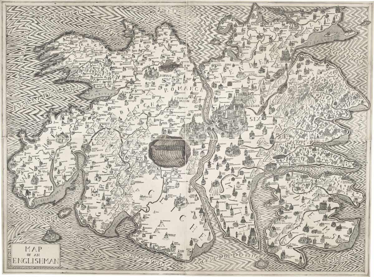 Grayson PerryMap of an Englishman