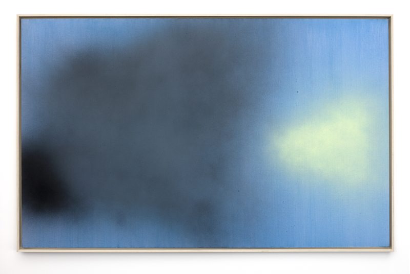 Hans Hartung T1983-E46, 1983 Acrylic on canvas 154 x 250 cm (60 5/8 x 98 3/8 in.) © Hans Hartung / ADAGP, Paris 2017 Courtesy Simon Lee & Perrotin