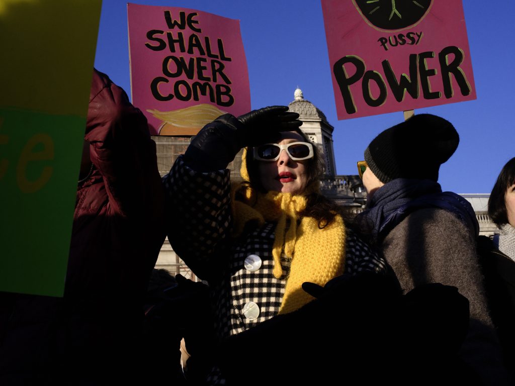 Hannah Starkey, 'Pussy power', Women's March, London 2017