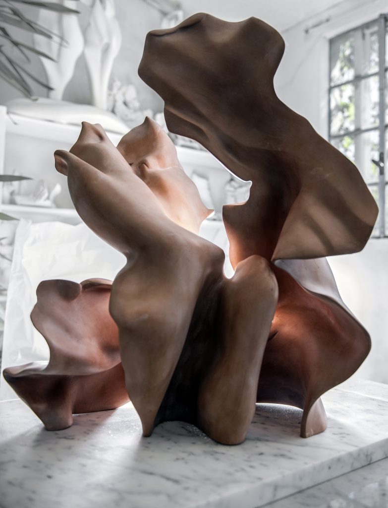 Helaine Blumenfeld OBE, Taking Risks, Terracotta, 