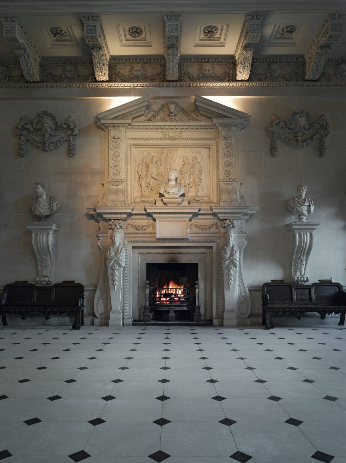 Houghton-Hall-interior-Stone-Hall_ - FAD Magazine