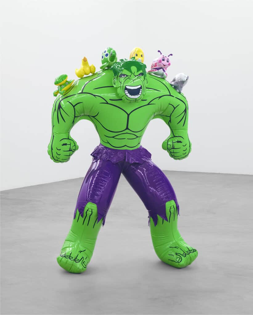 Jeff Koons, Hulk (Friends), 2004–2012. Collection of the artist. © Jeff Koons. Courtesy of Almine Rech. Photo: Marc Domage. FAD magazine