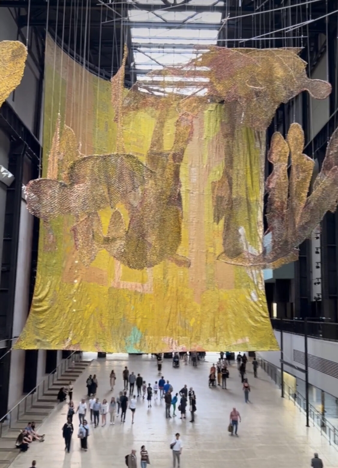 El Anatsui Behind the Red Moon is the Turbine Hall Commission FAD