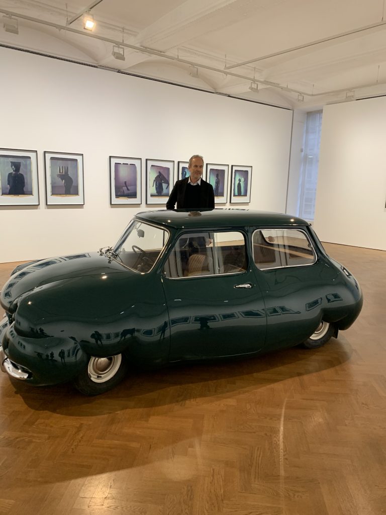 Erwin Wurm at Thaddeaus Ropac installation shot by Mark Westall