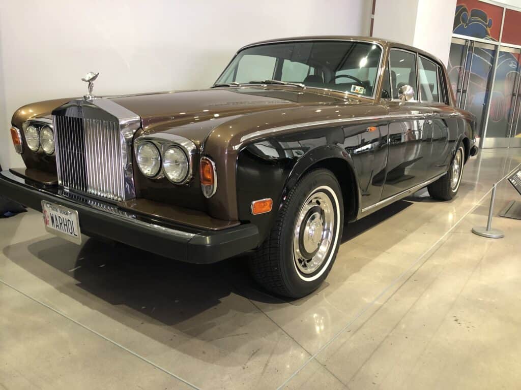 1974 Rolls-Royce Silver Shadow by Andy Warhol Copyright Petersen Automotive Museum