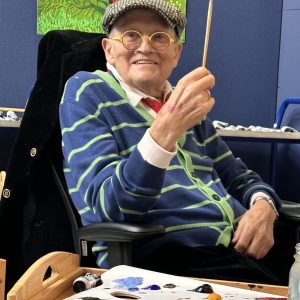 David Hockney, London, 2023 © David Hockney Photo Credit: Jean-Pierre Gonçalves de Lima