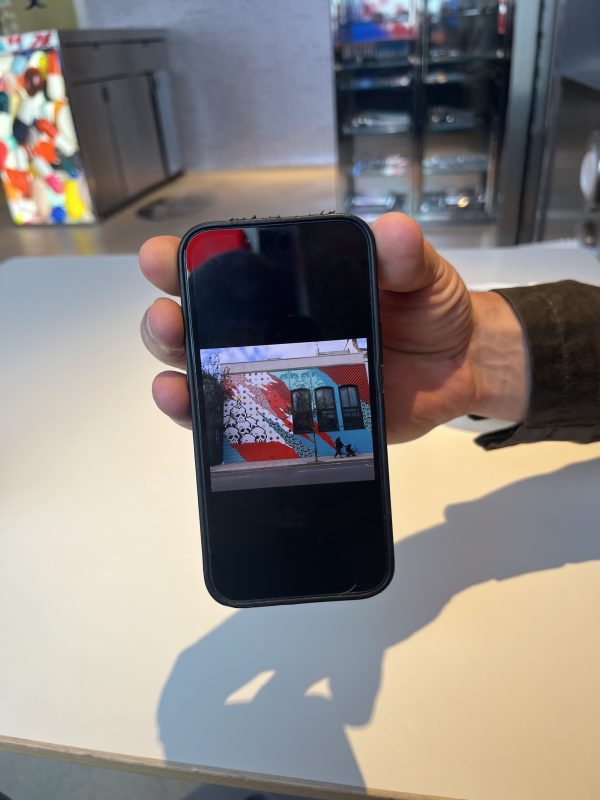 Shepard Fairey, Invader & Damien Hirst mural opposite Boxpark in Shoreditch