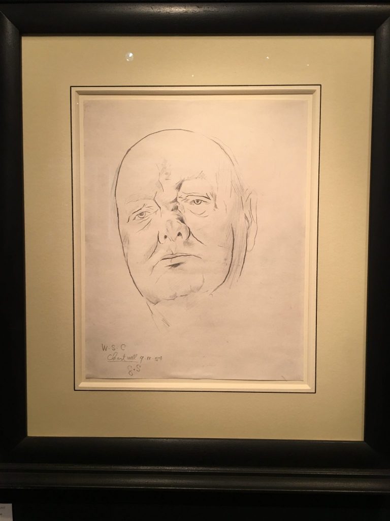 Winston Churchill, 1954 Graham Sutherland, OM Christopher Kingzett Fine Art