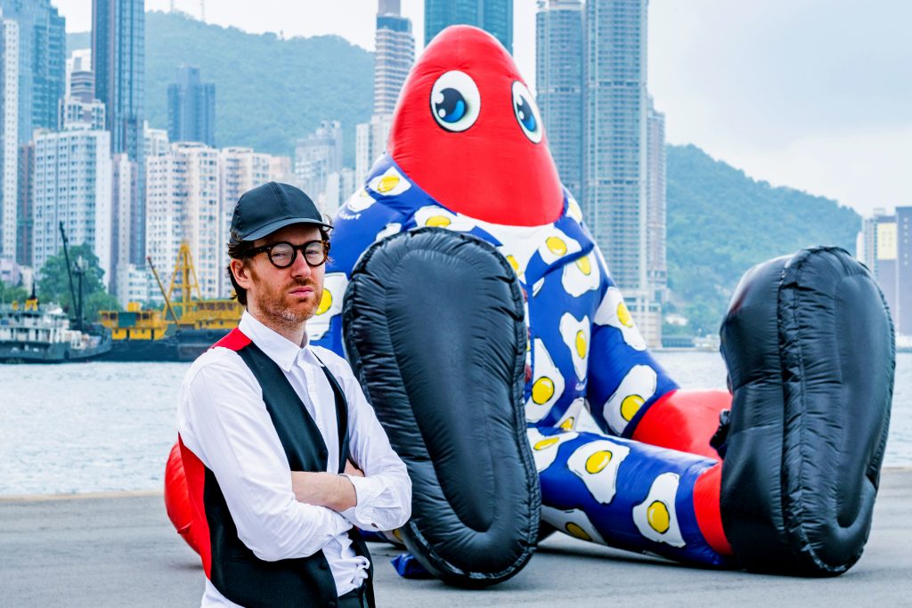 “Lobster Land” is Philip Colbert's first solo exhibition in Hong Kong.