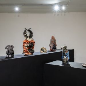 Installation view_(Icon)oclast_BLCKGEEZER & Cas Campbell at Sherbet Green_18 January – 21 February 2026_ photography by Damian Griffiths Studio