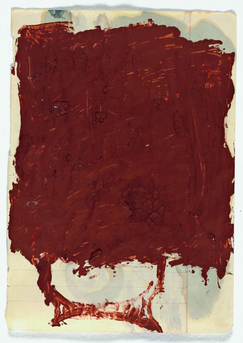 Joseph BeuysBraunkreuz, ca. 1960Oil on paper20,8 x 14,8 cm (8,19 x 5,83 in)