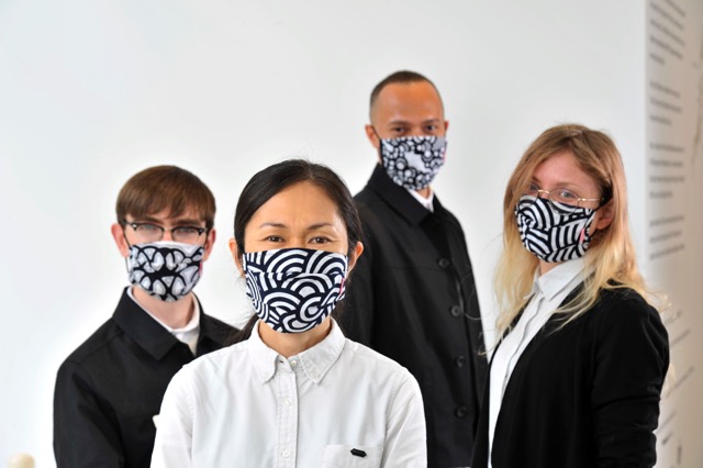 Japan House London collaborate with HIROCOLEDGE on Face masks to mark its reopening. FAD MAGAZINE