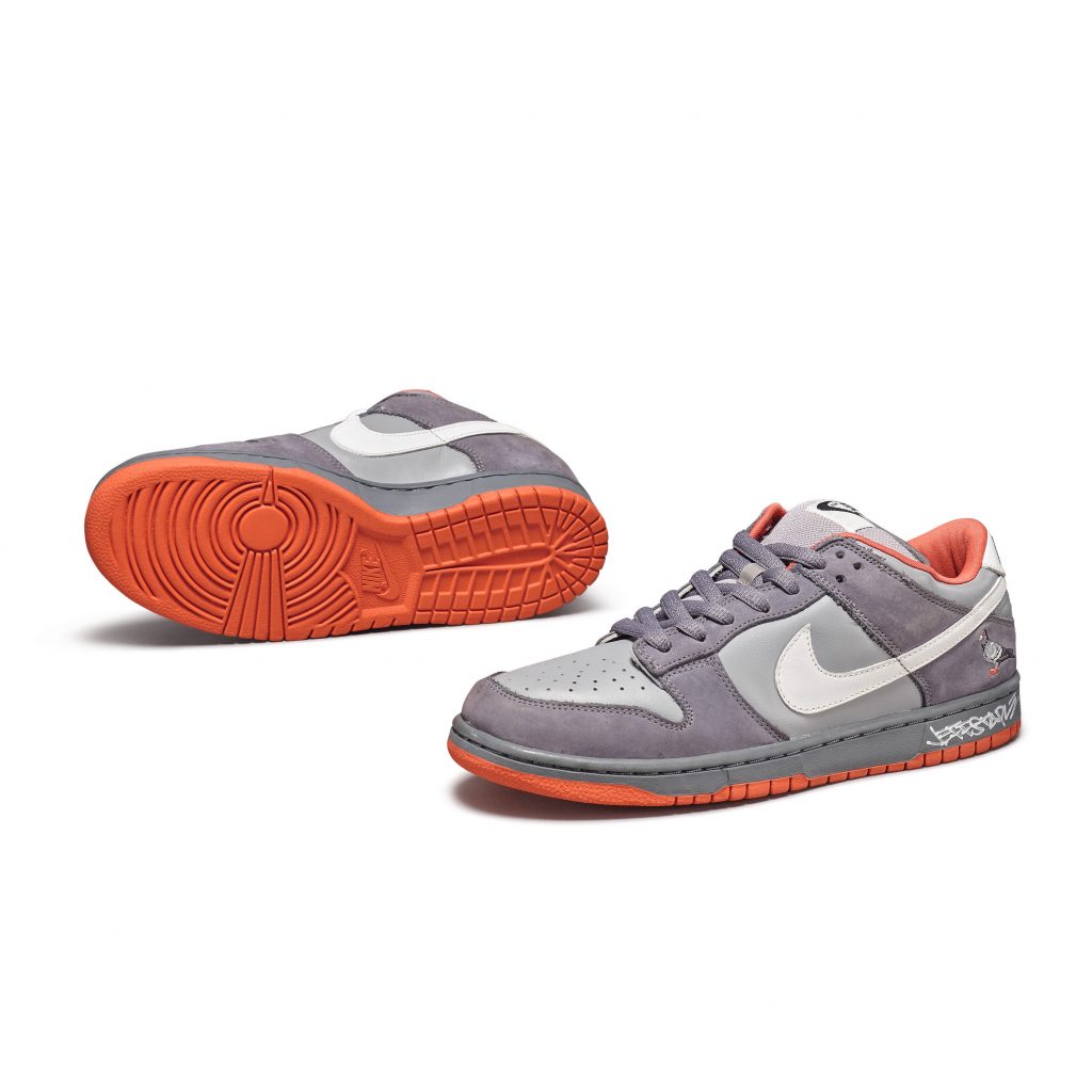 Jeff Ng “Jeff Staple” | ‘NYC Pigeon’ Nike Dunk Low Pro SB Dual-Signed by Jeff Staple | Size 10 FAD magazine 