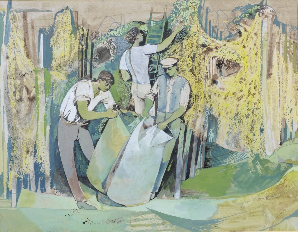 John Minton (1917-1957) The Hop Pickers