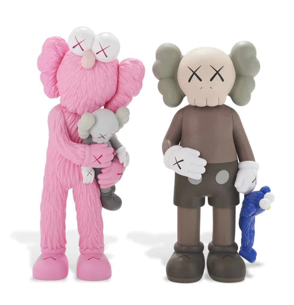 KAWS (1974) Ladrillo de oso Takara, 2007 3,5 × 1,9 × 1 …