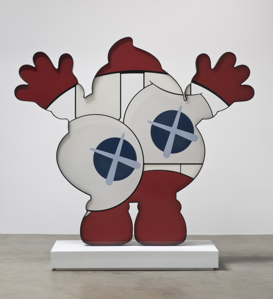 KAWS, He Eats Alone (Warm Regards), 2014. Courtesy the artist and YSP. Photo by Brian Forrest