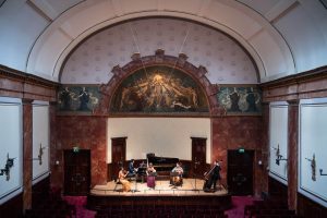 FAD MAGAZINE Kaleidoscope Chamber Collective rehearses at Wigmore Hall ahead of 1 August re-opening concert (4) Matt Crossick_PA Wire