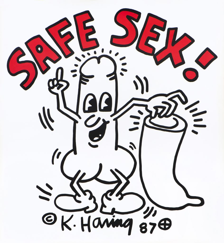Keith Haring, 1958-1990 Safe Sex! 1987 Poster 798 x 743 mm Collection Noirmontartproduction, Paris