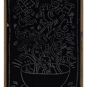 Keith Haring, Untitled (Still Alive in ’85), est. $500,000 – 700,000 (1)