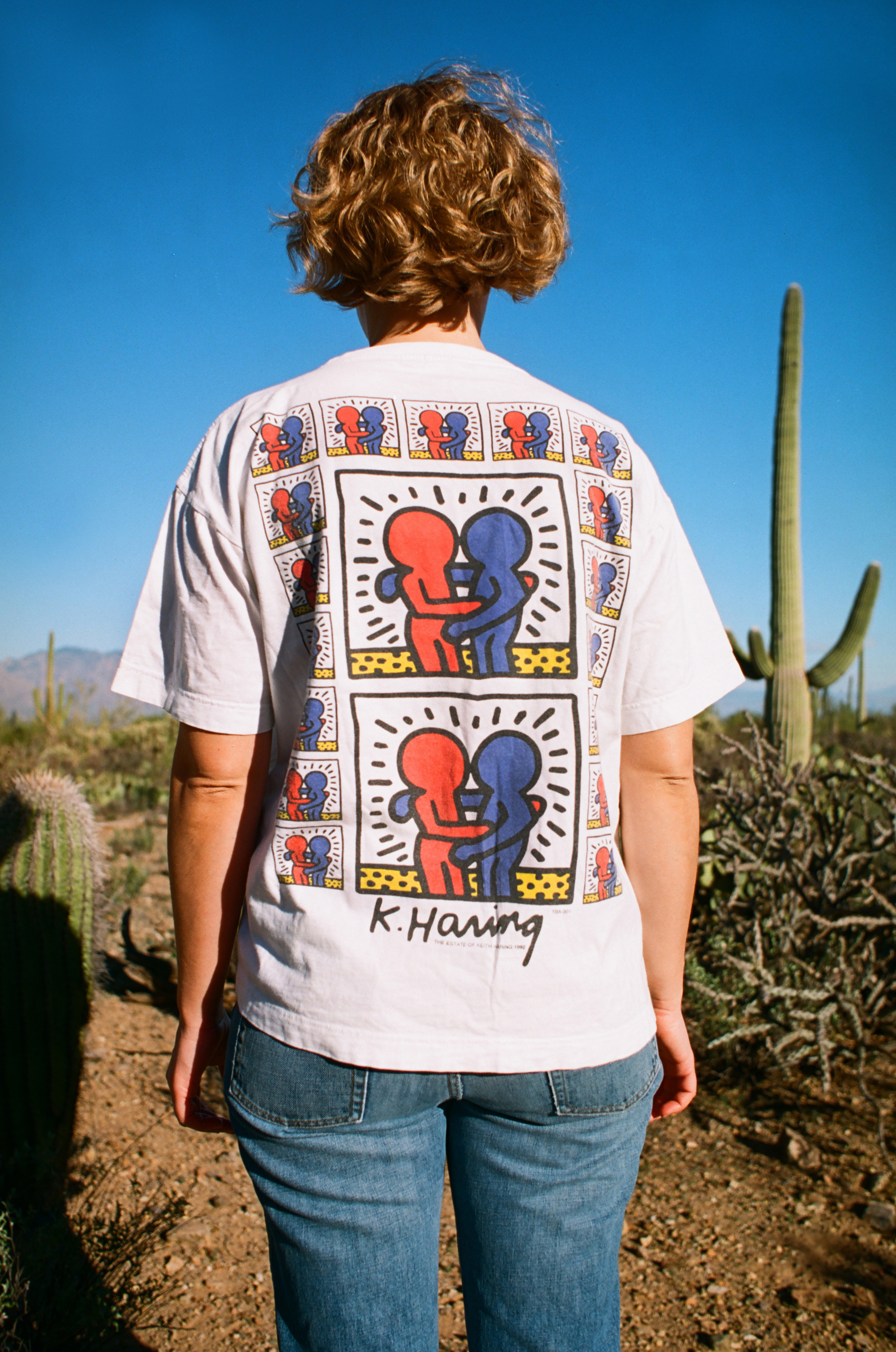 Keith Haring’s ‘Act Against AIDS ‘93’. Photograph by Susan A. Barnett, from her book A Typology of T-Shirts. Copyright © 2015. All Rights Reserved. FAD Magazine
