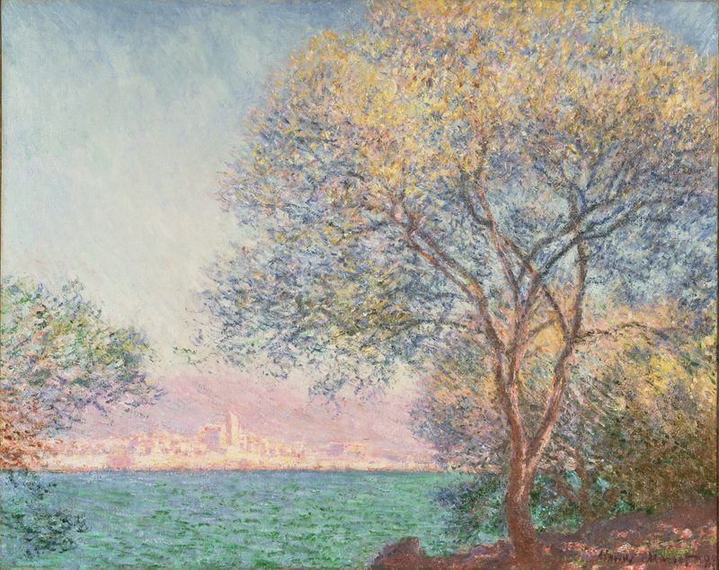 Claude Monet, Morning at Antibes, 1888, featured in Painting the French Riviera at the Royal Academy of Arts