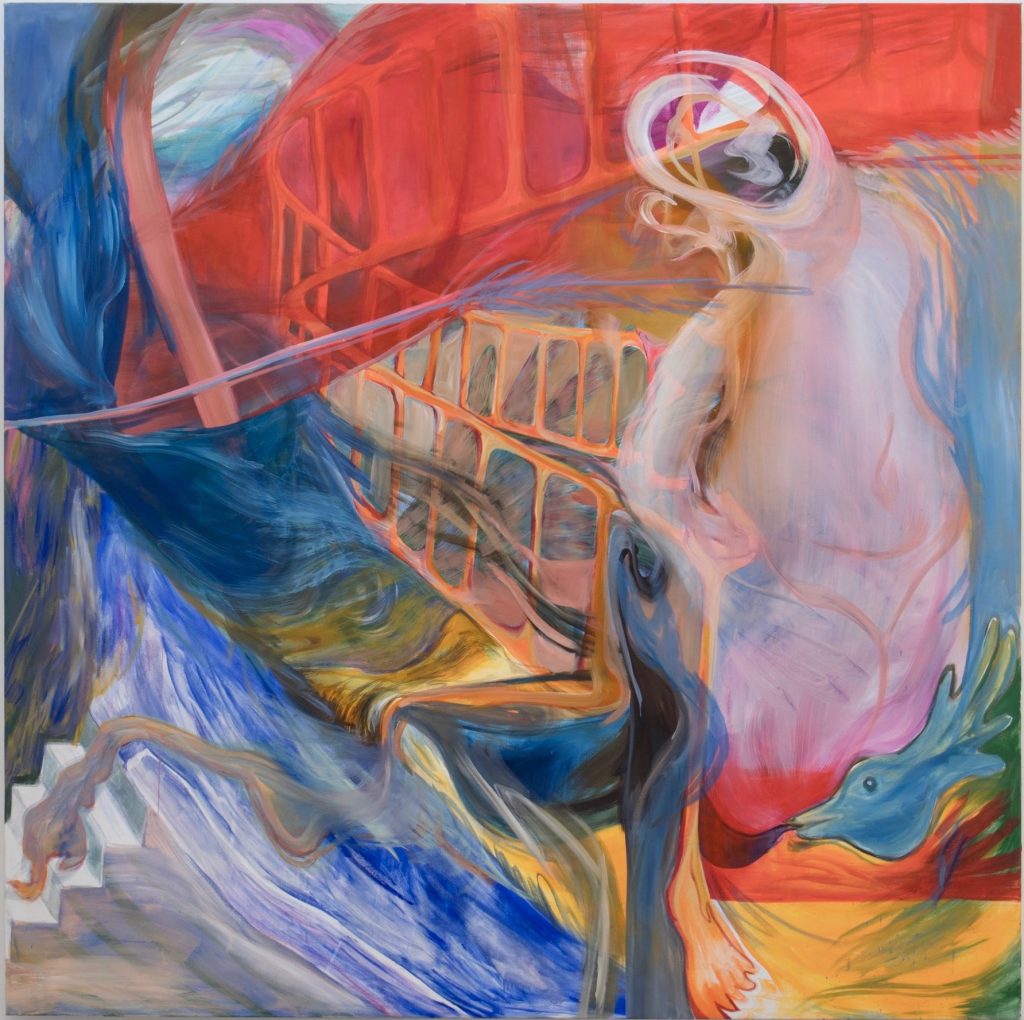 FAD MAGAZINE Kristy M Chan Spiral Staircase, 2019 Oil on Canvas