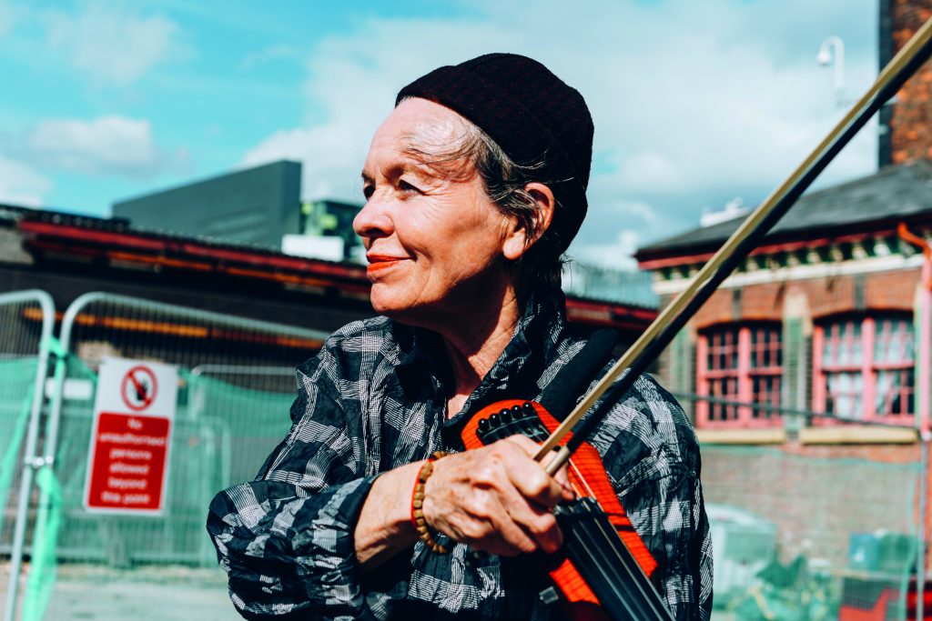 Laurie Anderson at The Factory Groundbreaking image credit Tarnish Vision