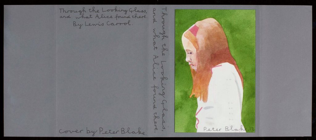 Peter Blake - Through the Looking Glass by Lewis Carroll. FAD magazine