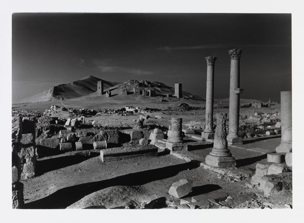 Don McCullin Looking forward to the valley of the tombs which Isis have destroyed 2016 Gelatin Silver Print