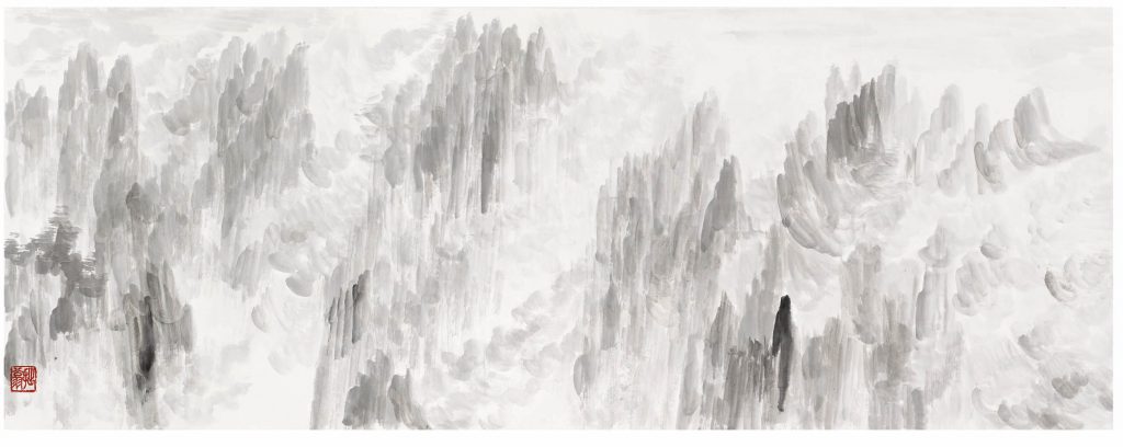 MIRAGE_46_ink_on_handmade_paper_499x191cm