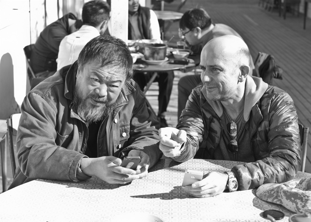 Marc Quinn and Ai WeiWei